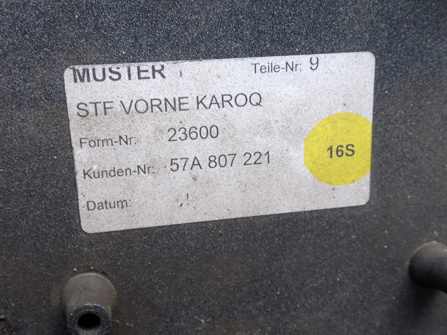 bumper front front SKODA KAROQ 57A NU7 2018-2022R