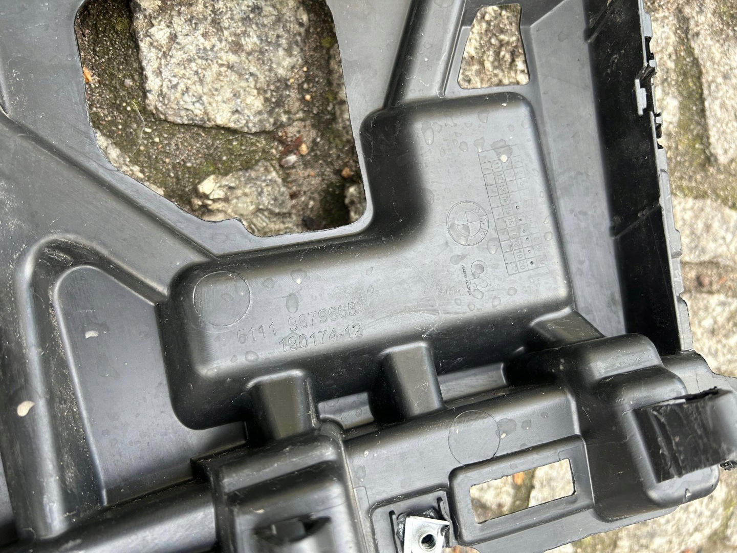 BMW iX I20 sinistra Supporto staffa Paraurti Anteriore