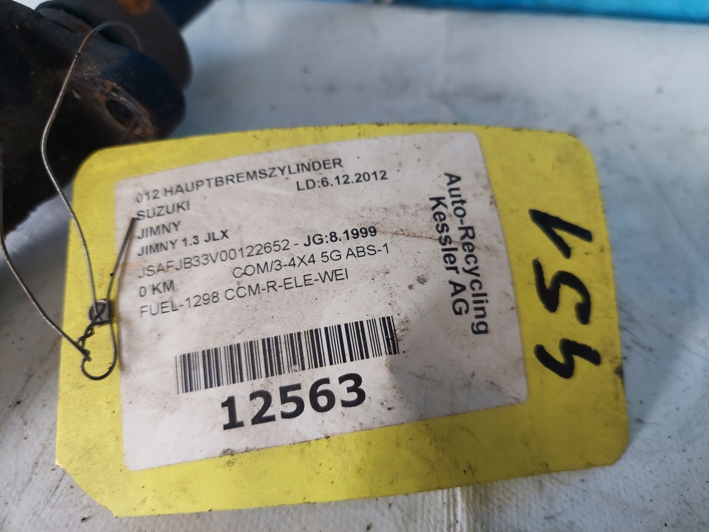 Servofreno SUZUKI JIMNY 1999 R 1.3 B AISIN