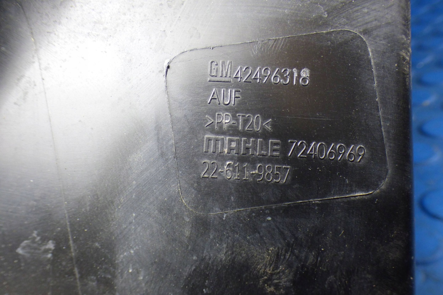 Opel Astra K V 1.6 CDTI Gehäuse filter luft 42496318 st.BDB
