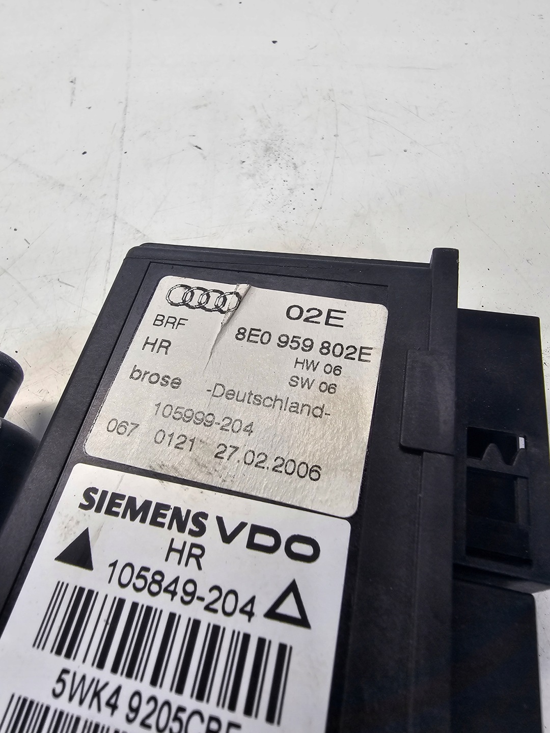 engine mini motor windows AUDI A4 B6 B7 8E0959802E