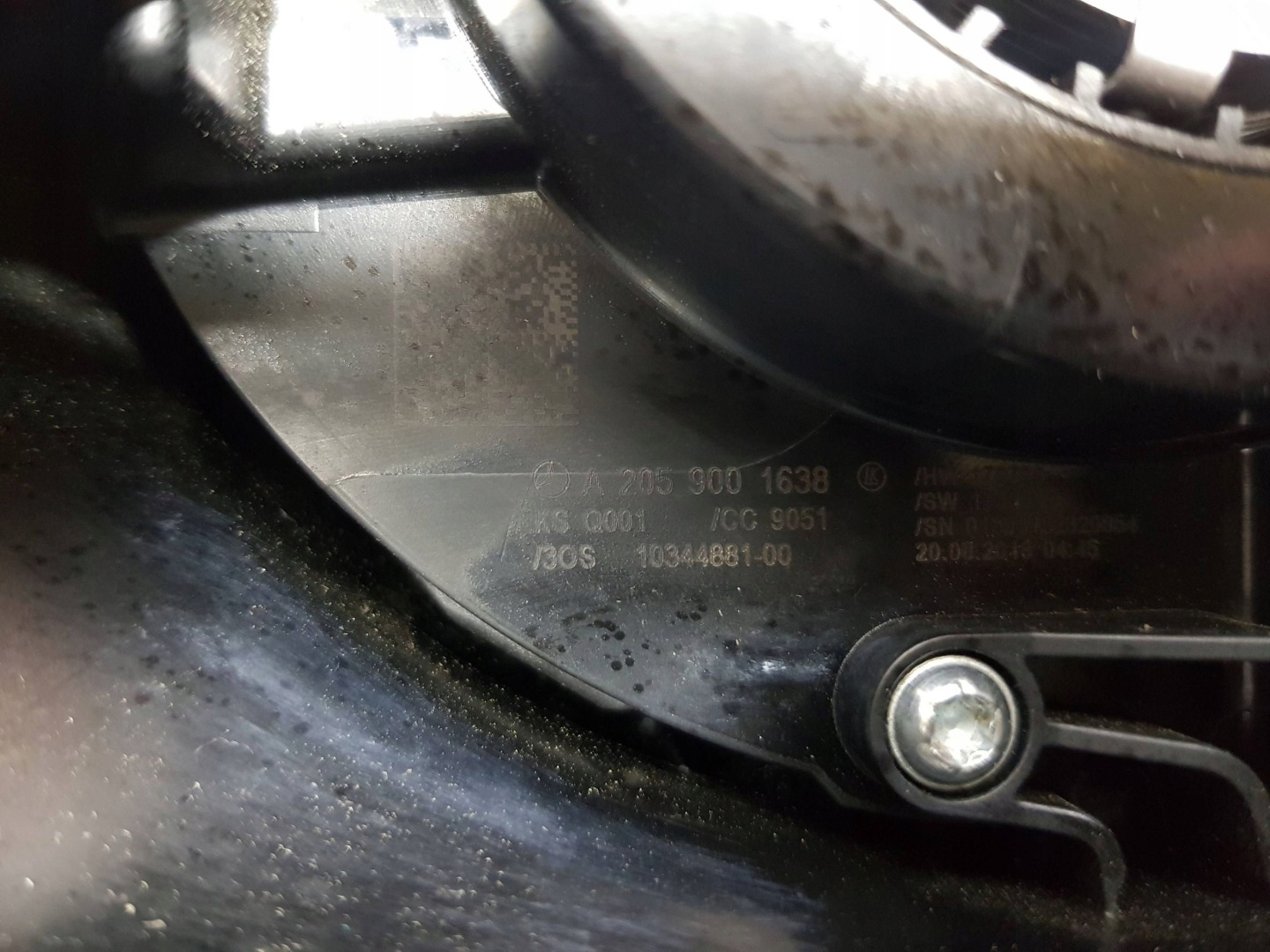 steering wheel levers and controls ring control A2059001638 MERCEDES W205 GLC W253