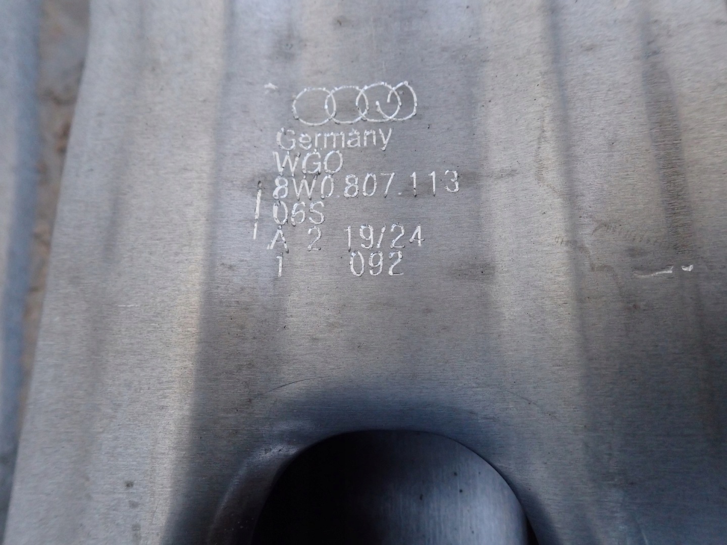 sider below front bumper front AUDI A4 B9 8W 2015- 8W0807113