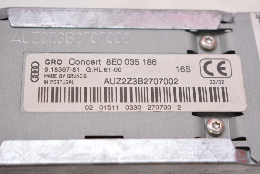 RADIO radio CD RDS 8E0035186 AUDI A4 B6 00-05