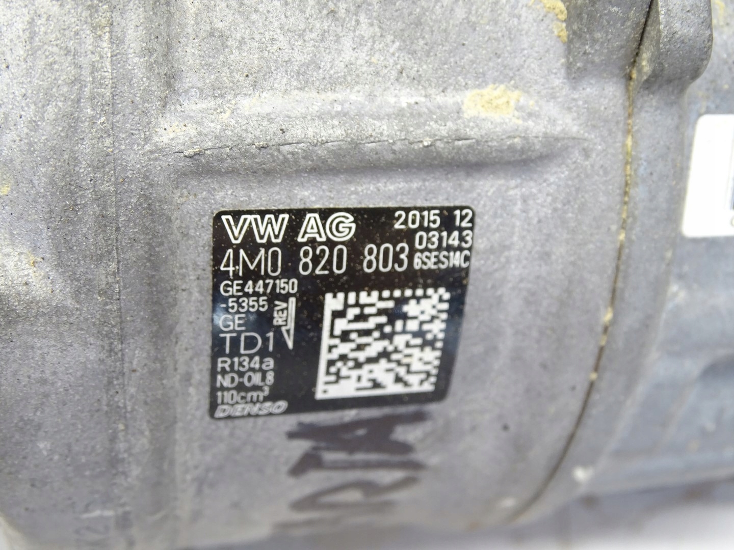 compressor compressor; of the air conditioning AUDI Q7 4m0820803