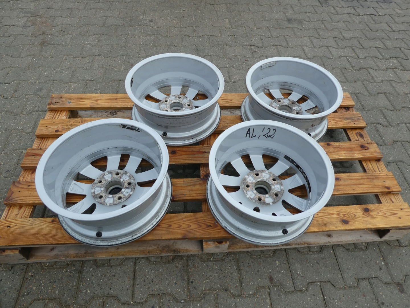 4X discs aluminium disc 7E0601025N VW T5 T6 5X120