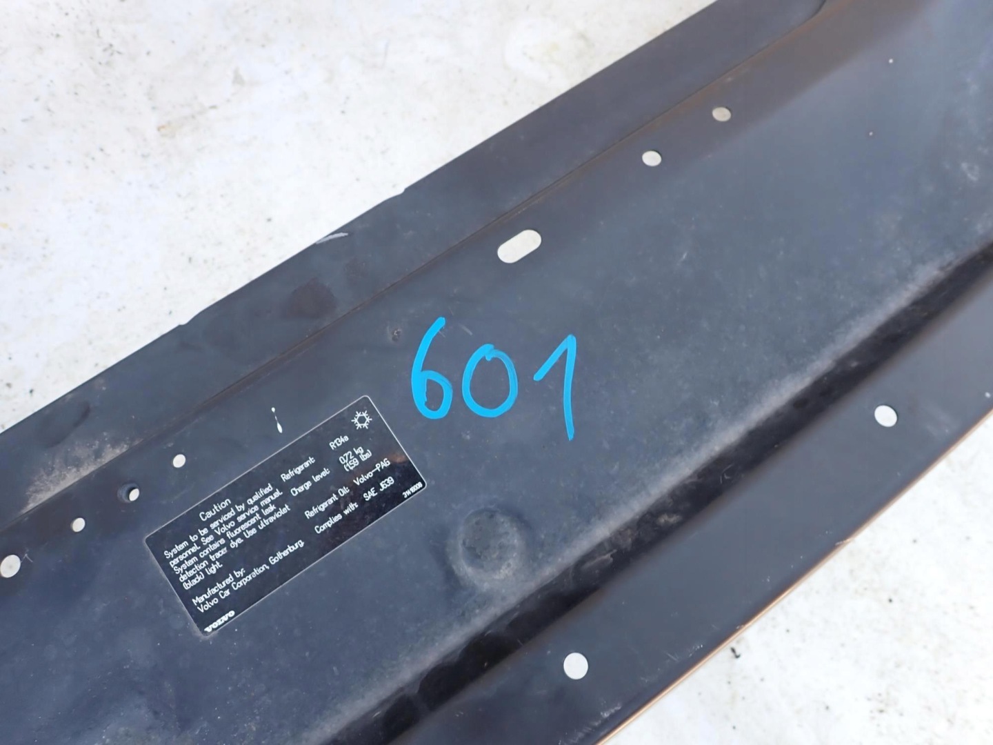 VOLVO S80 II V70 III 07-16 support panel for radiators pillar