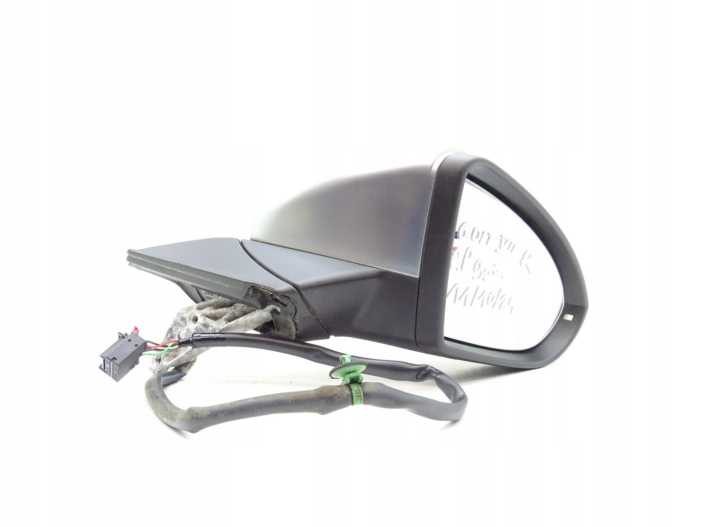 mirror door exterior right VW GOLF VII 7 R SATYNA 9 PIN