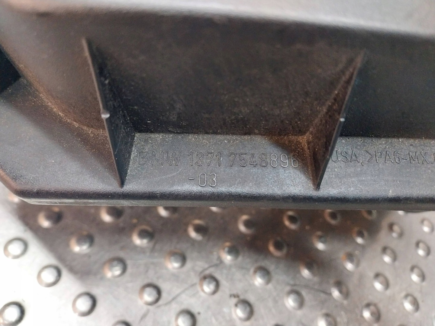 Gehäuse filter luft 7548896 BMW X5 E70 N62