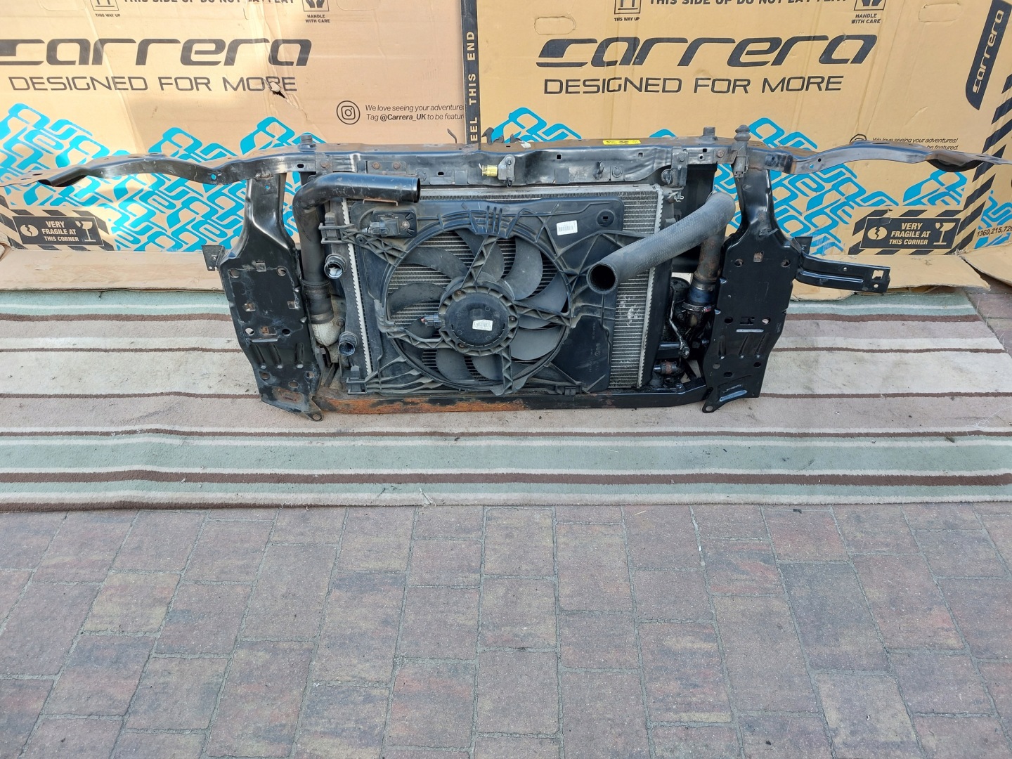 support panel for radiators NISSAN QASHQAI and J10 1.5DCI before LIFT