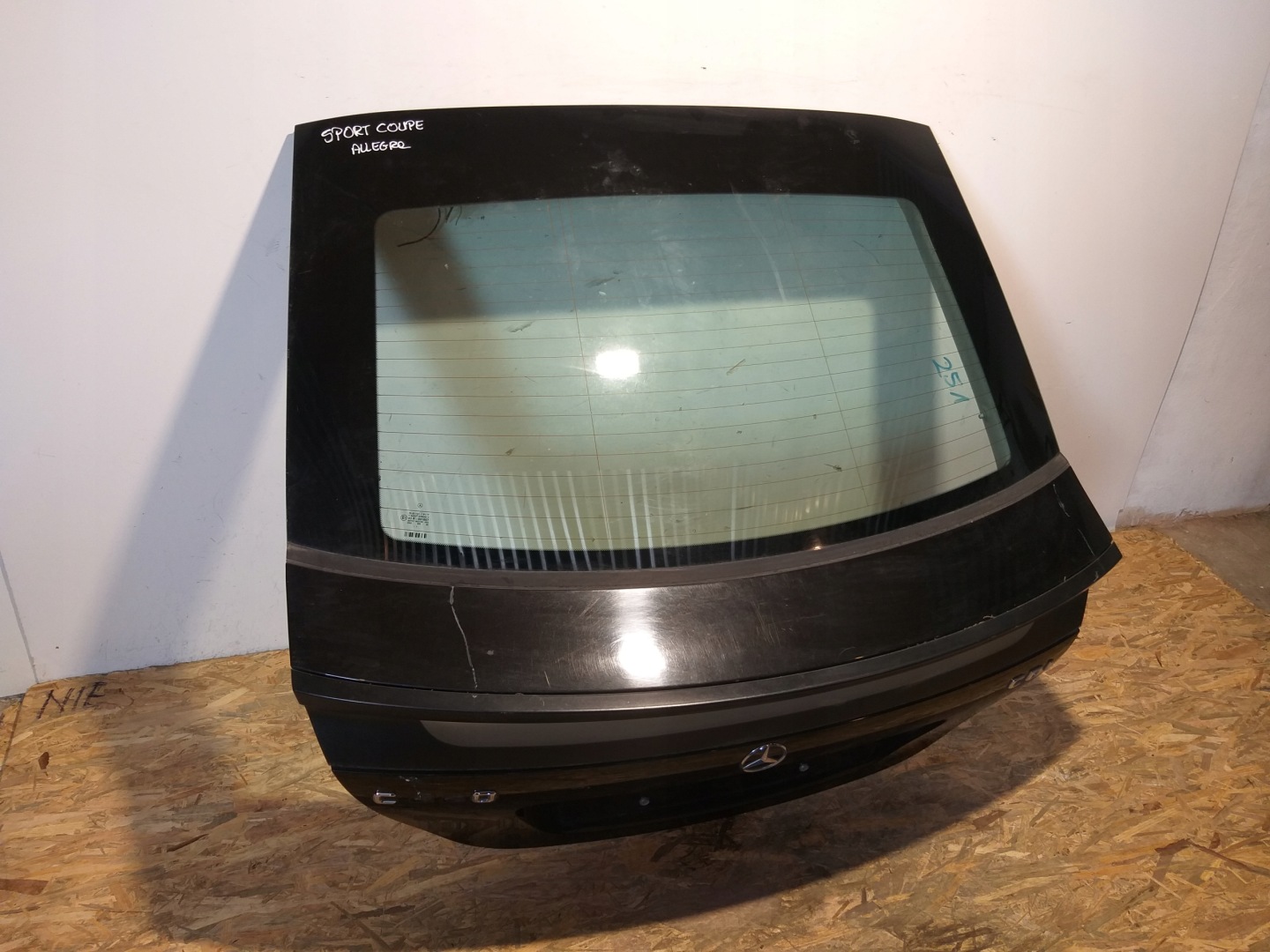 boot door Mercedes C-Klasa W203 Sportcoupe