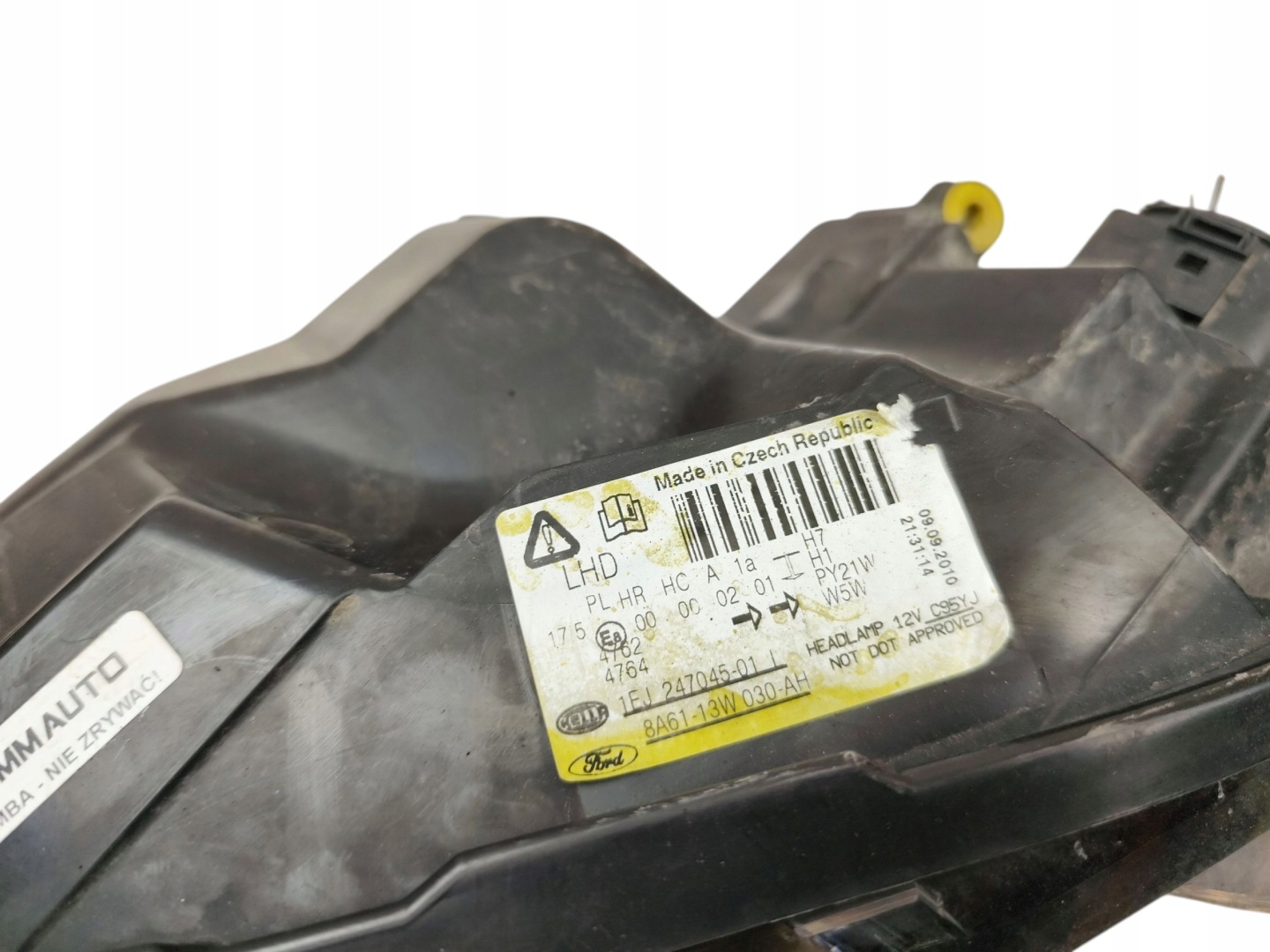 light REFLEKTRO left front FORD FIESTA MK7 (08-12) 8A61-13W030-AH EU