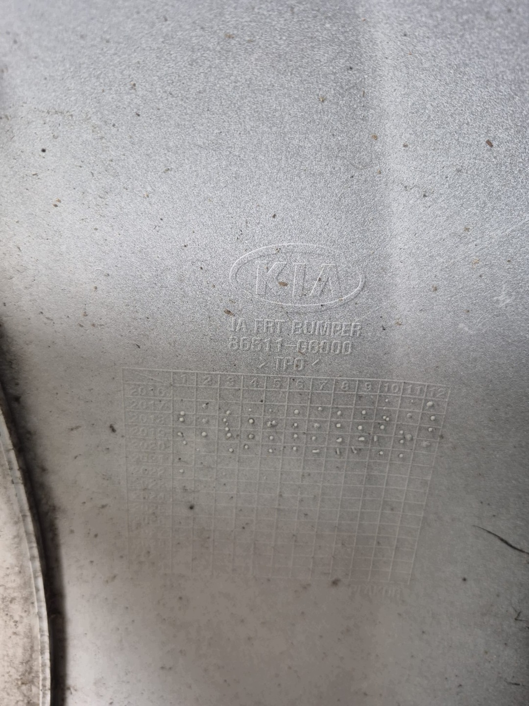 KIA PICANTO III 3 17-20 bumper front front