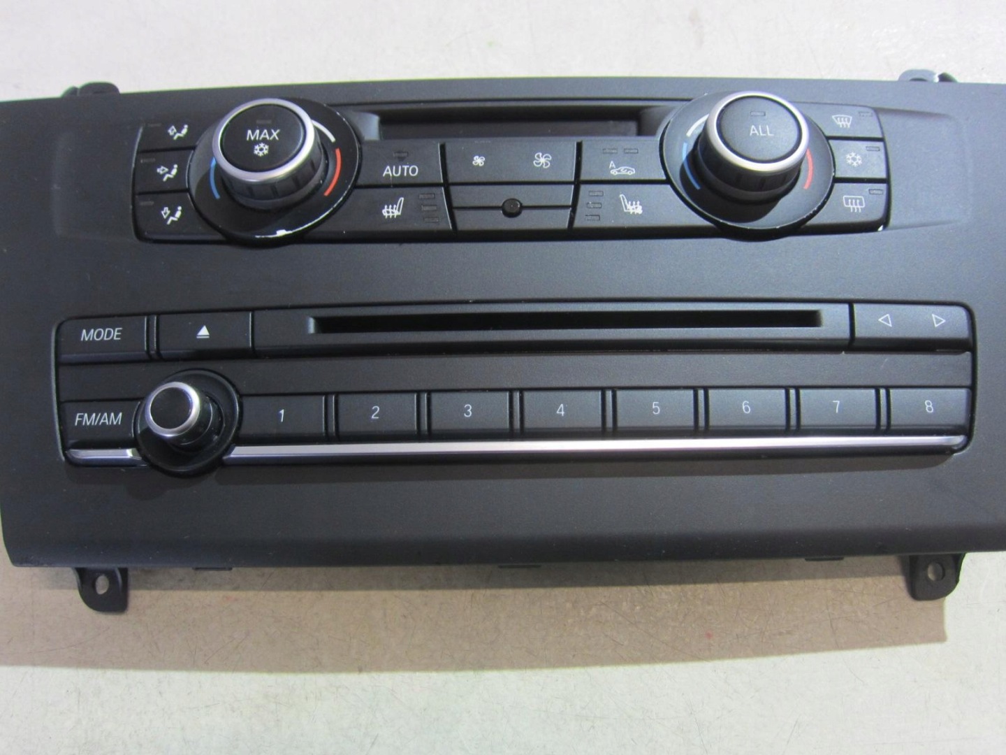 BMW X3 F25 control panel KLIMA RADIO 9248265