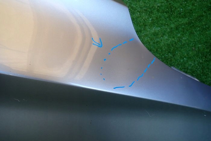 MG ZS 17- fender right front front