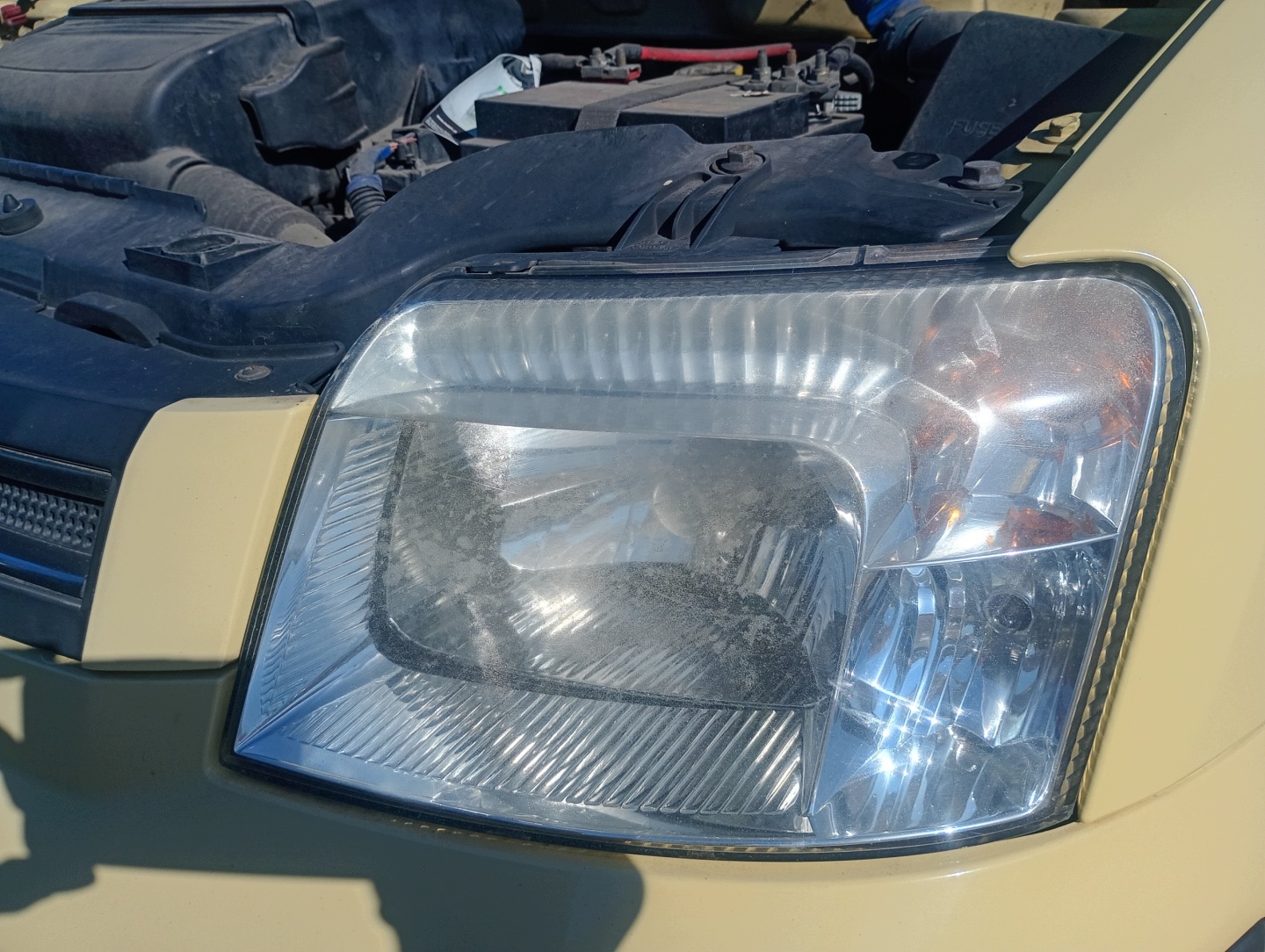 Reflektor light left front front Fiat Panda 2 II 03-09