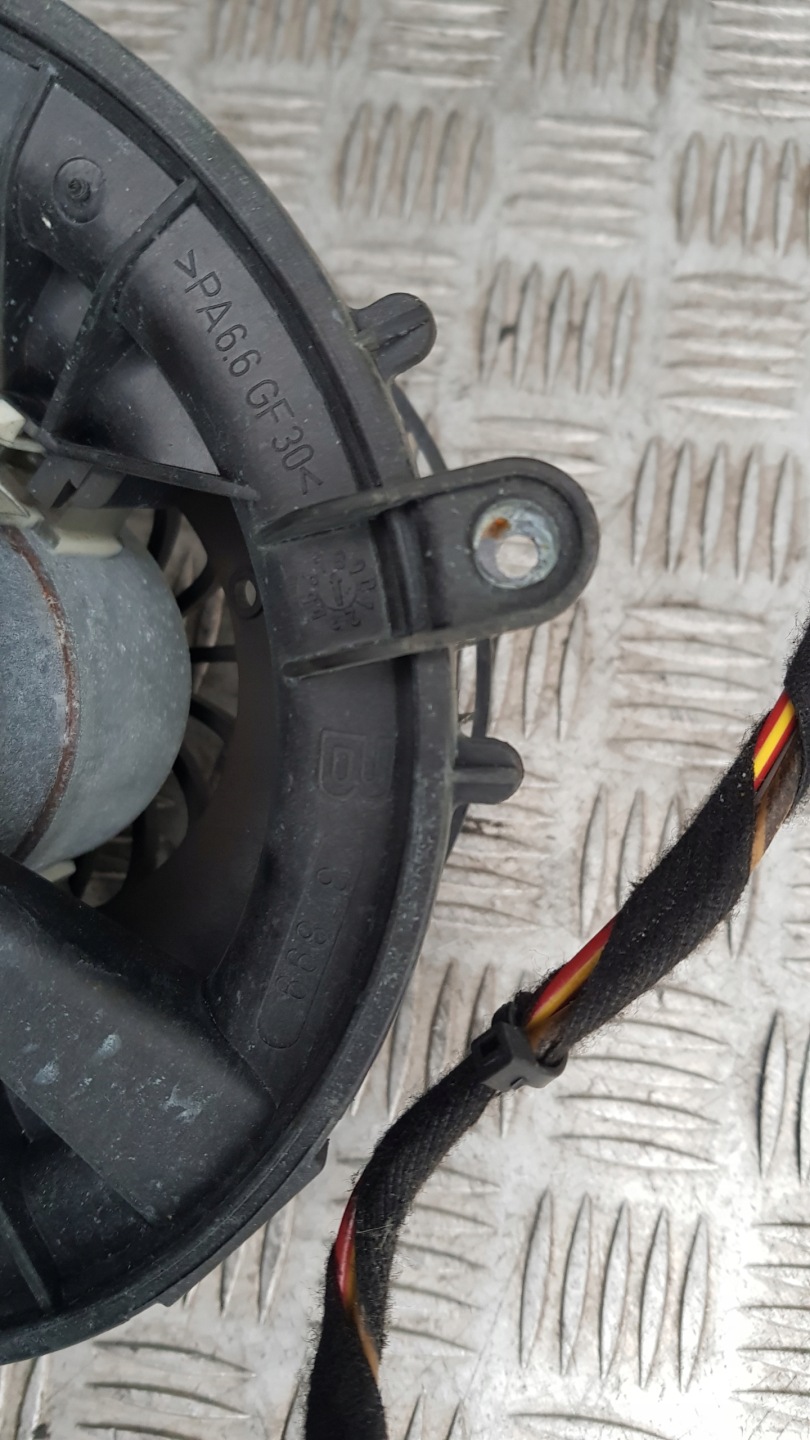 MERCEDES W220 heating fan air conditioning devices