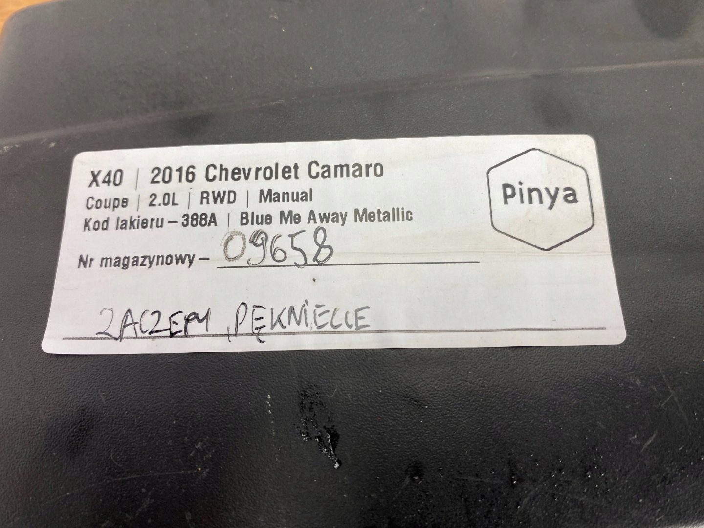 fedél motorfedél Chevrolet Camaro 2016+