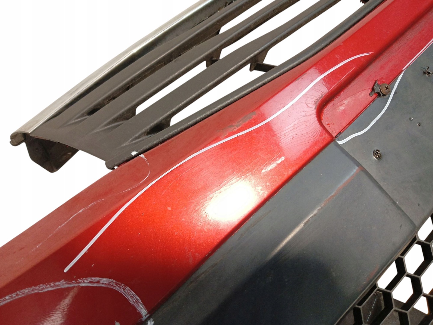 bumper front front DACIA SANDERO and (2008-2012) grille KOD LAKIERU TEB76