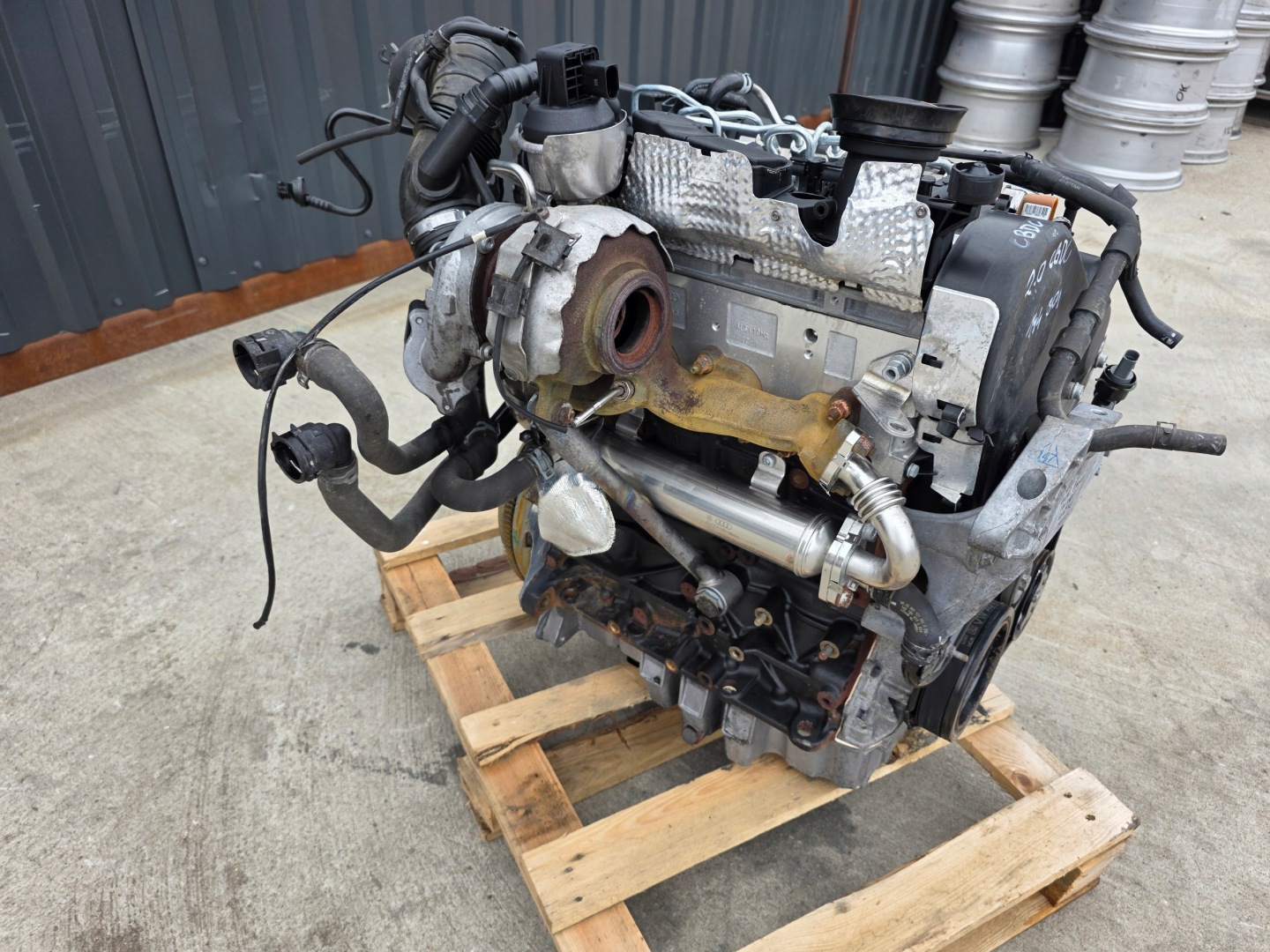 engine complete AUDI VW SEAT SKODA 2.0 TDI CBD CBDC 144801 KM original !!!