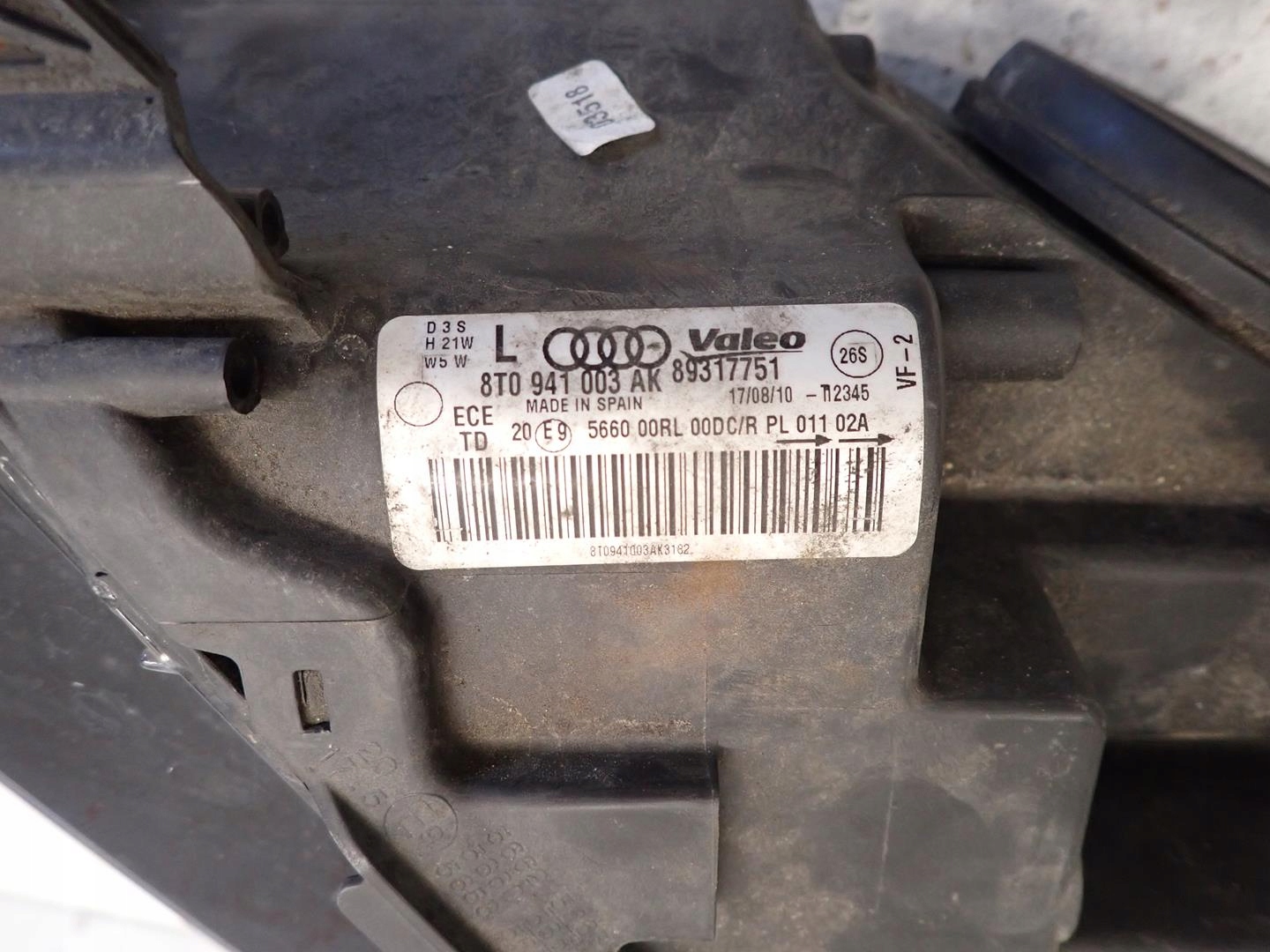 light front front left AUDI A5 2008-2012 BI-XENON 8T0941003AK