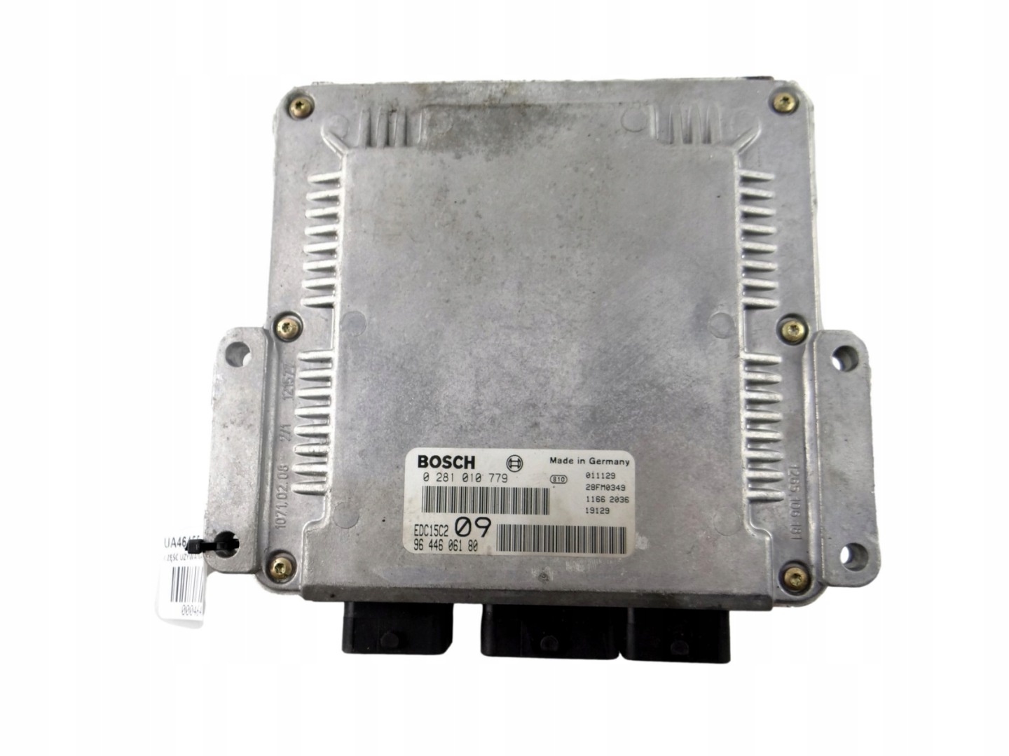 control unit of the engine PEUGEOT 307 0 281 010 779