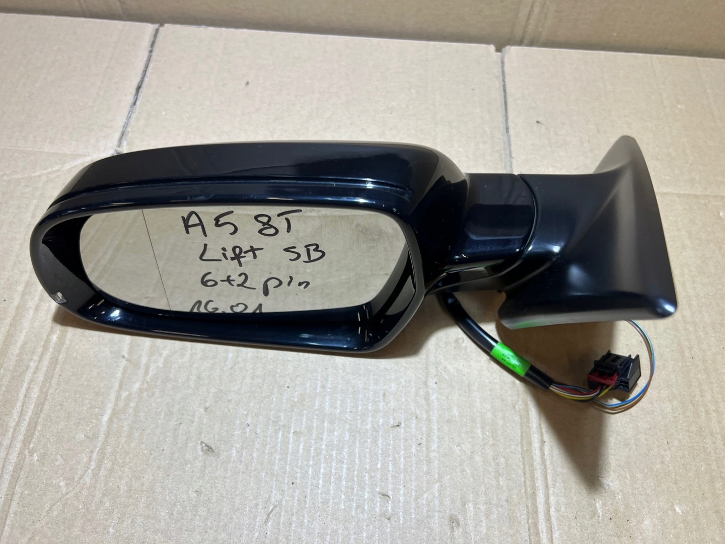 AUDI A5 8T LIFT LY9B SPORTBACK mirror left 6+2 PIN