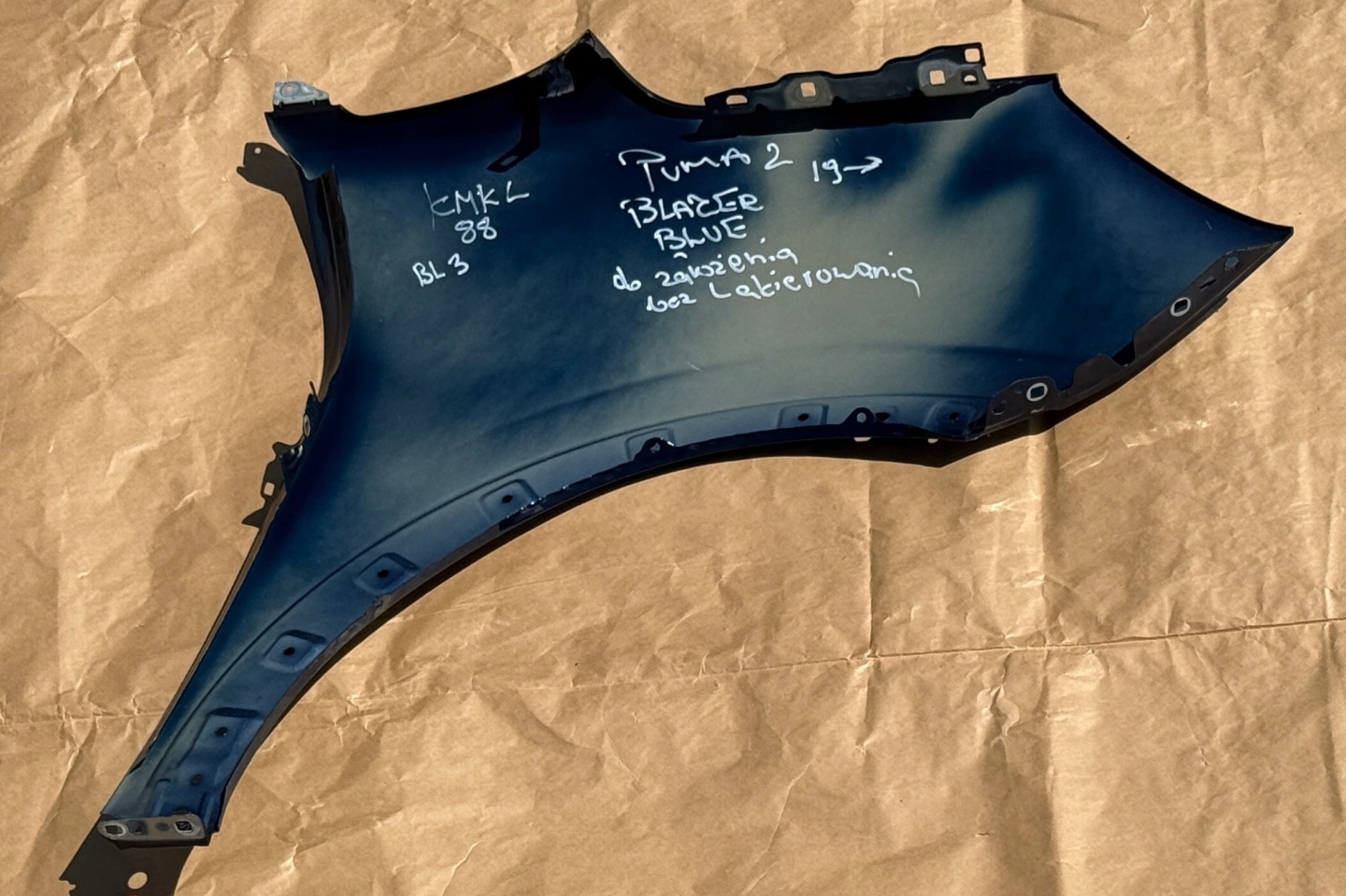 FORD PUMA MK2 2019-2025 fender left front BLAZER BLUE