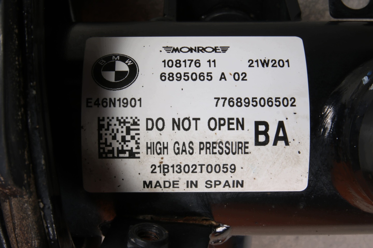 BMW Z4 G29 20i 30i B46D B48D shock absorber left front VDC VDM 6895065