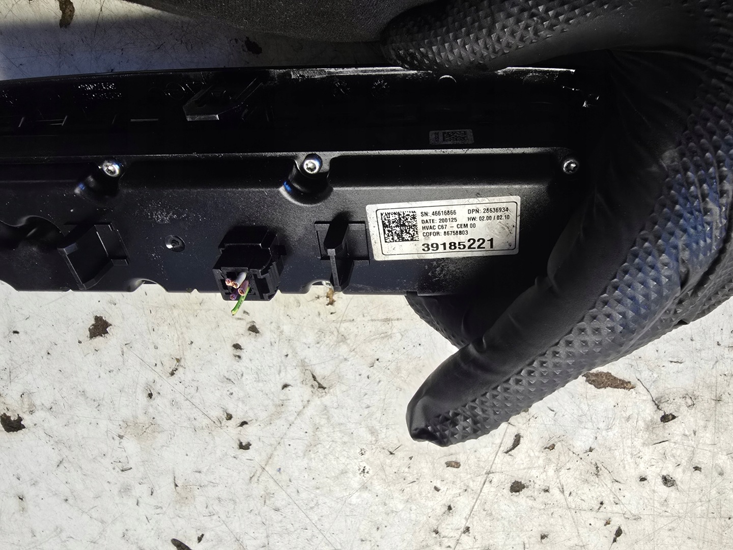 OPEL CORSA F Unite commande clima Bouches buses POKRETLA 39185221