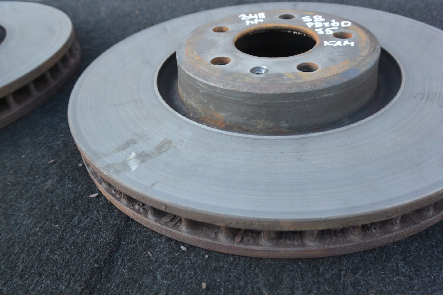 disc 349MM front 330 MM rear part AUDI A4 A5 B9 S5 2015-ROK KOMPLET