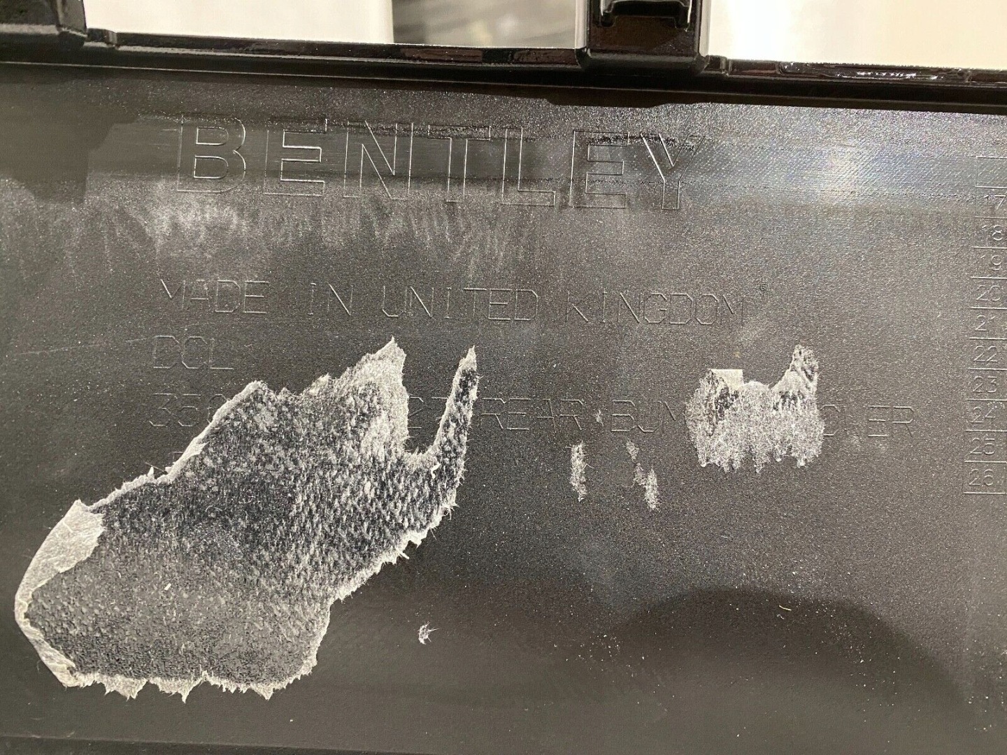 BENTLEY NEW FLYING SPUR rear bumper 3SE807527