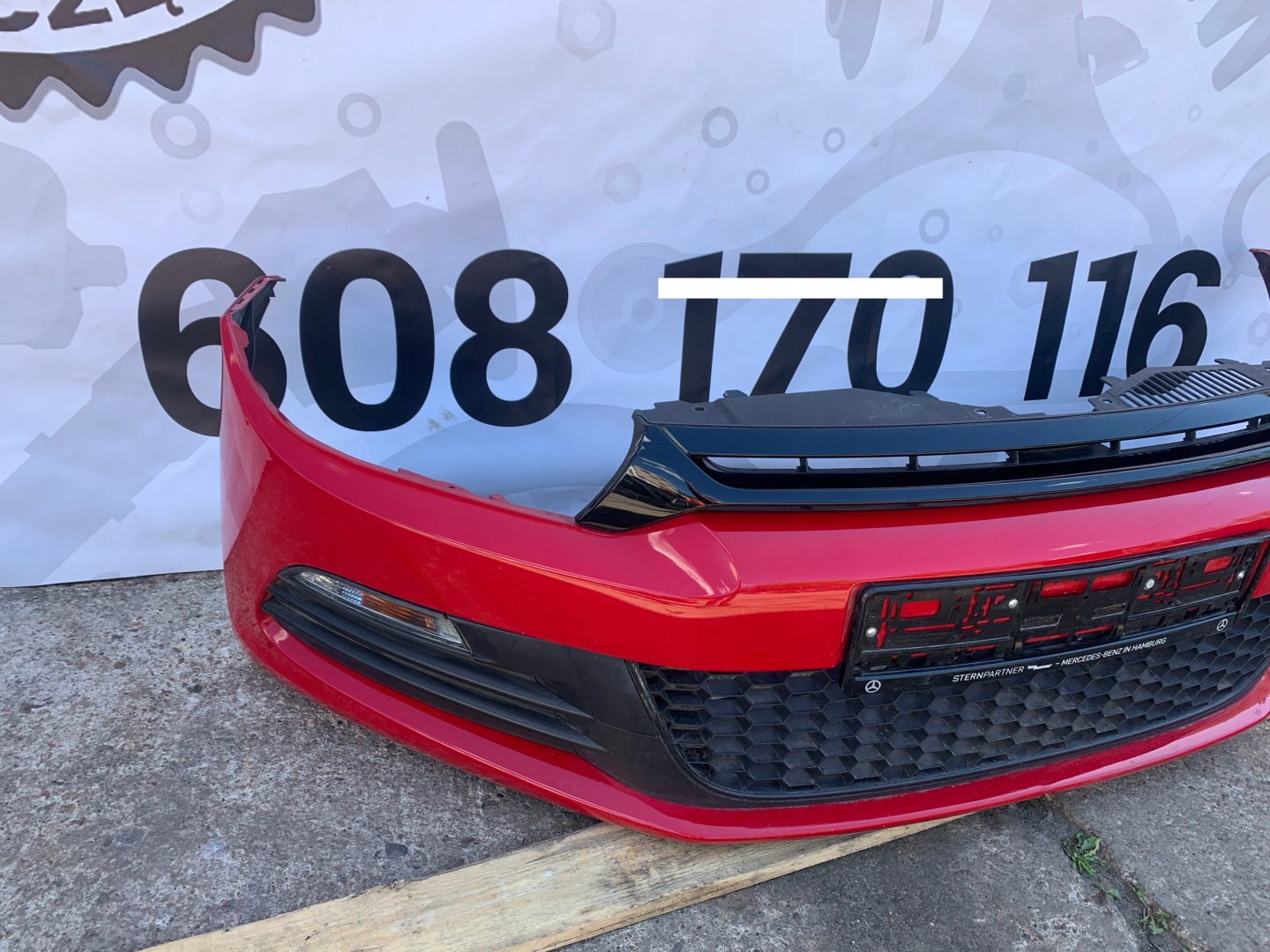 stoßstange vorne vorne VW SCIROCCO III farbe LA3H
