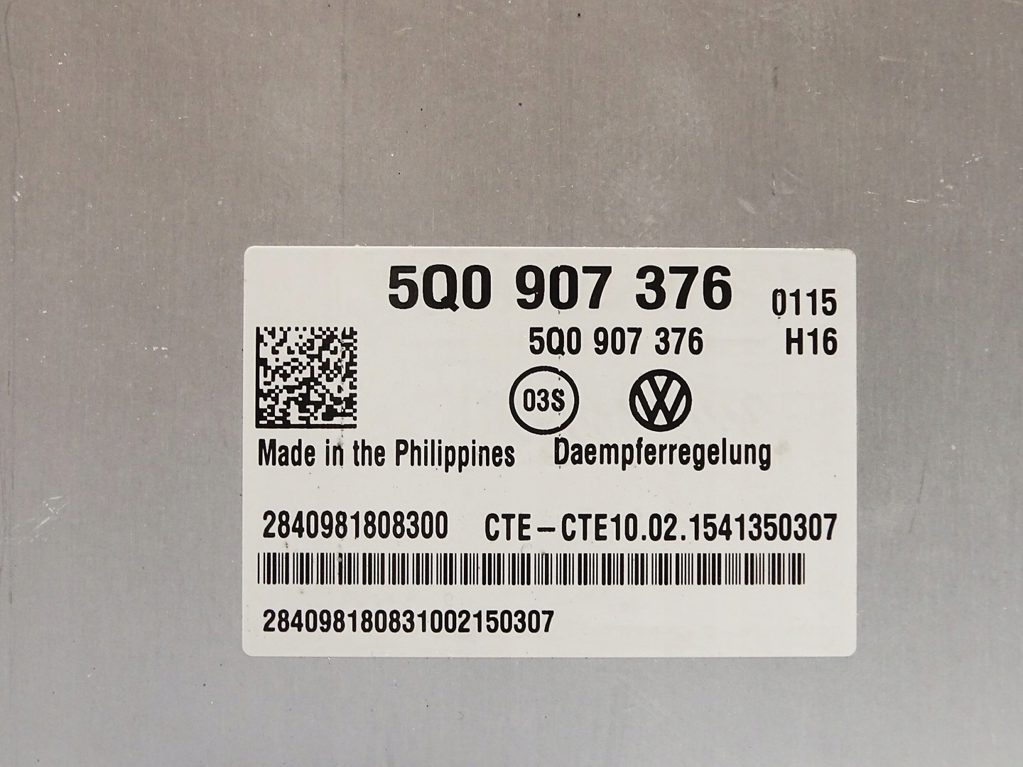 module control unit springing VW GOLF VII LEON III 5Q0907376