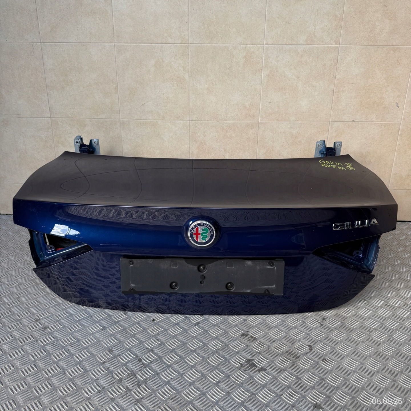 boot doors complete ALFA ROMEO GIULIA 2018 ROK KAMERA