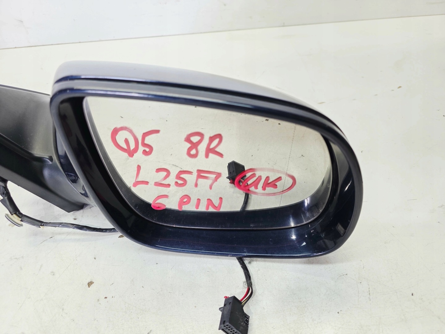mirror exterior right AUDI Q5 8R LZ5A 6 PIN UK