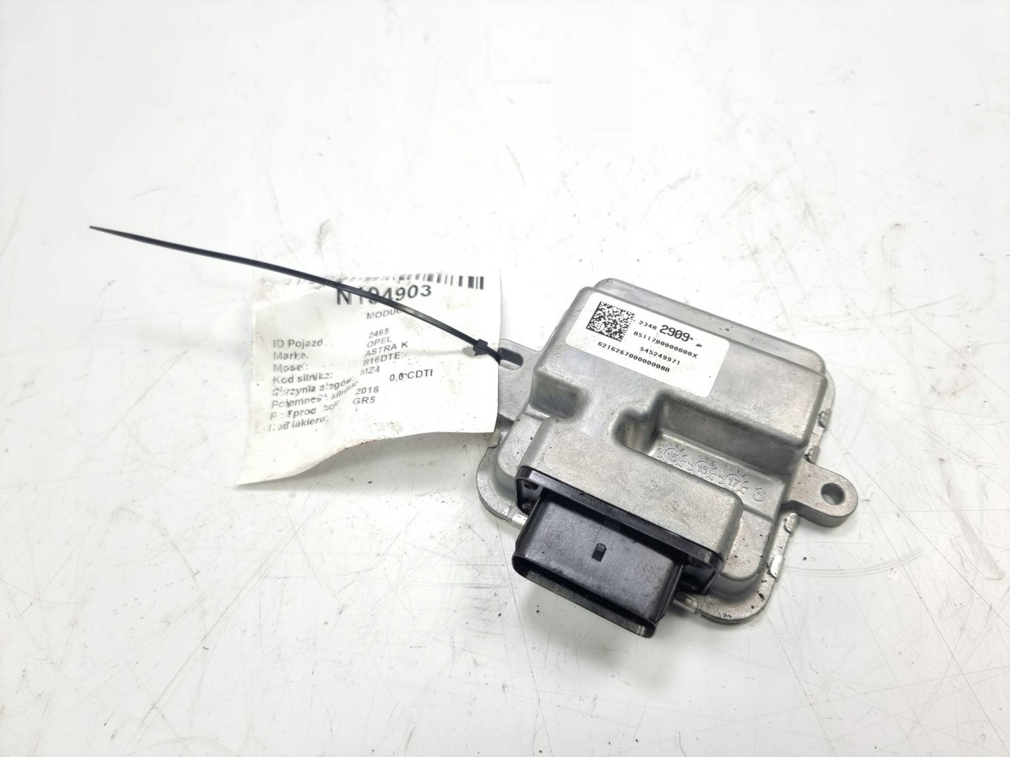 Module POMPY Carburant 23482909 POMPY Carburant OPEL ASTRA K