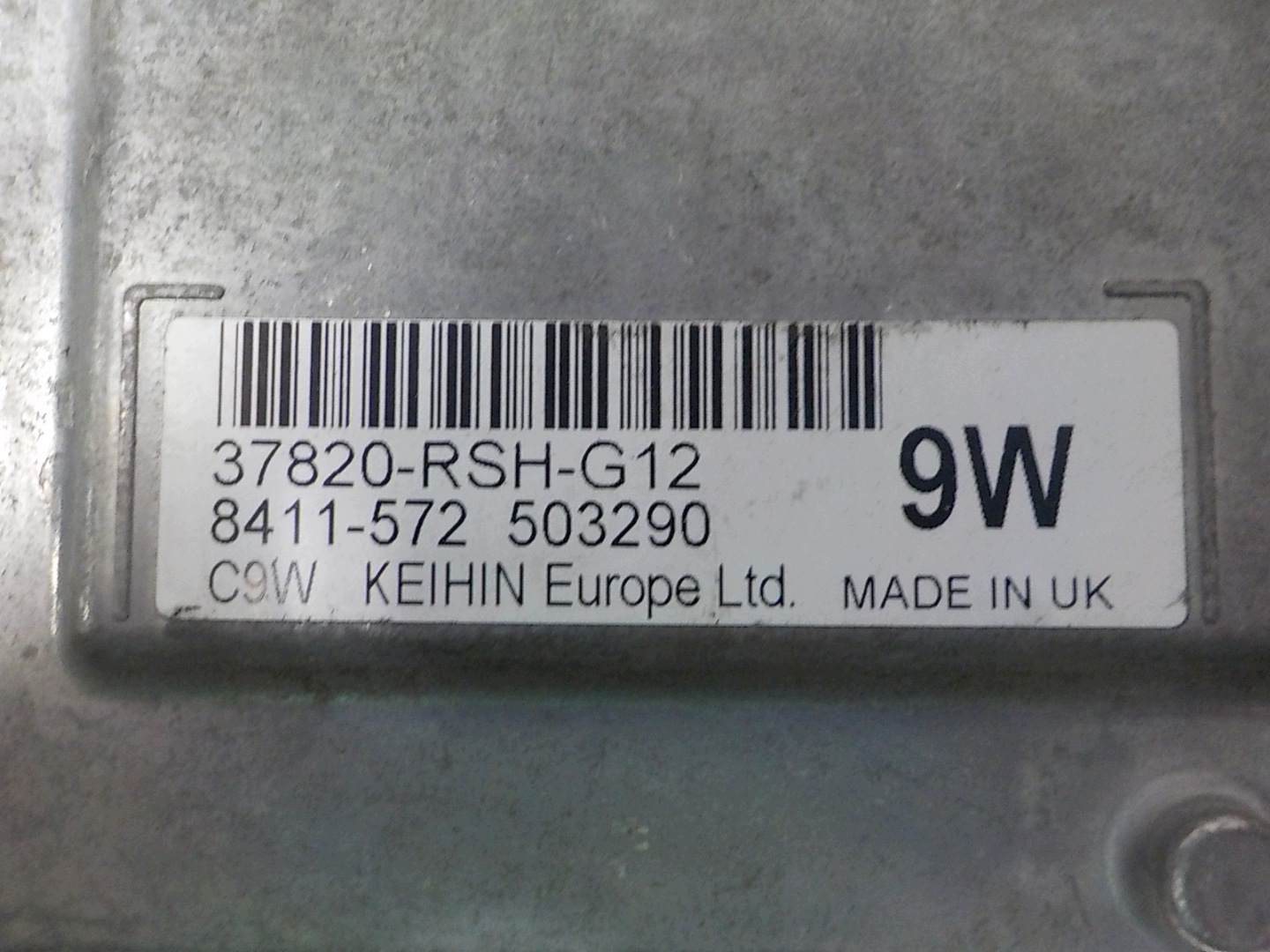 HONDA CIVIC VIII computer control unit 37820-RSH-G12 9W