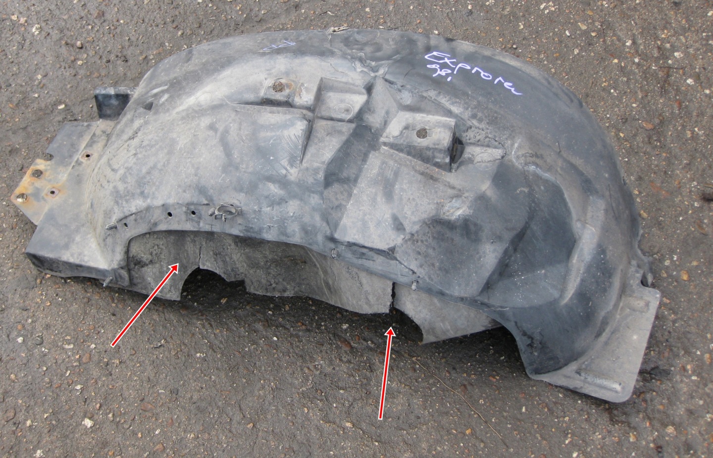 FORD EXPLORER II FL 98R mudguard right front F77B-16044-BA