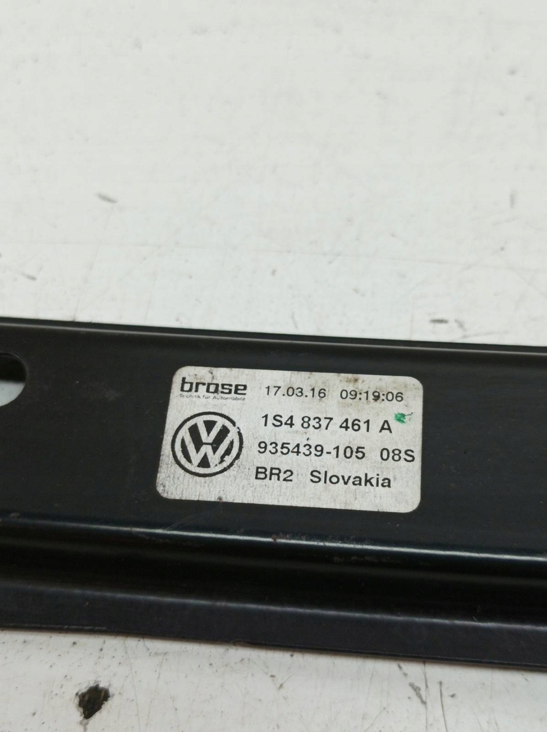 mechanism windows left front 1S4837461A Skoda Citigo and
