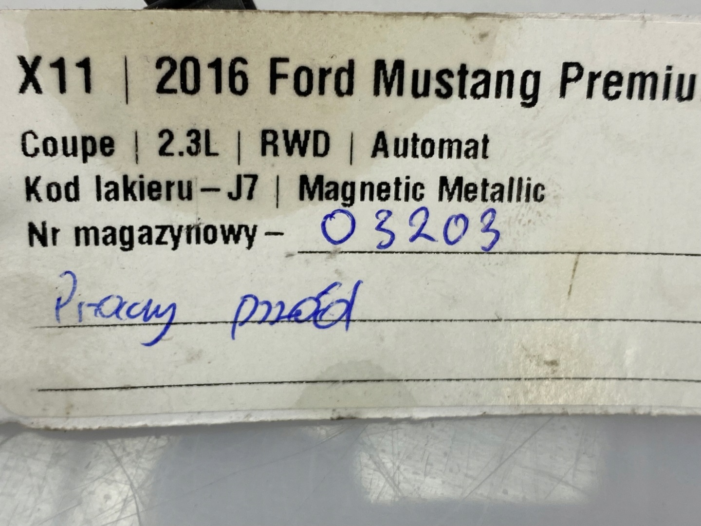 Fixation arbre ceintures sécurité Armature Ford Mustang 2015+ USA