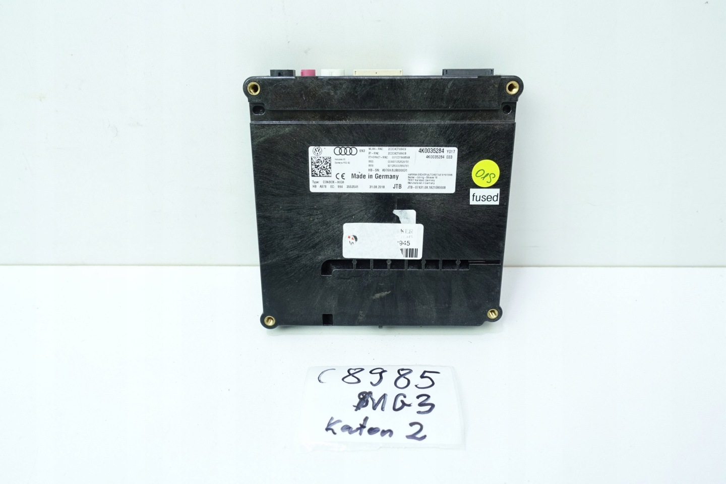 module control unit WZYWANIA POMOCY SOS 4K0035284