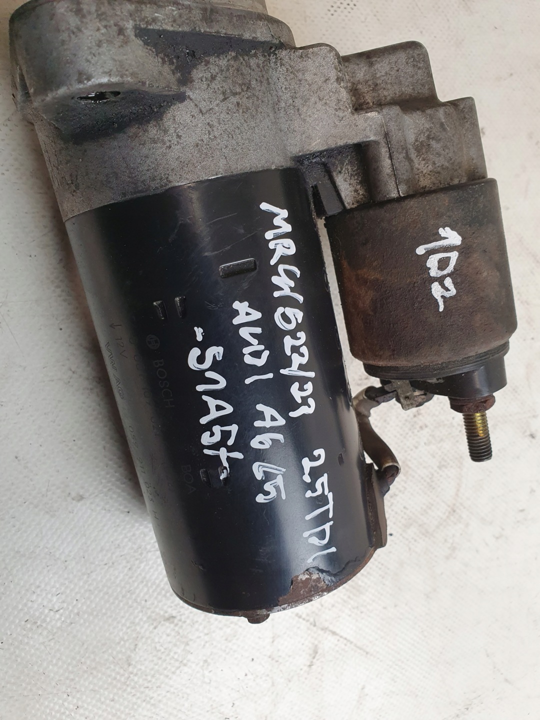 starter BOSCH 0001109021 10z. AUDI A6 C5 2.5TDI 02r.