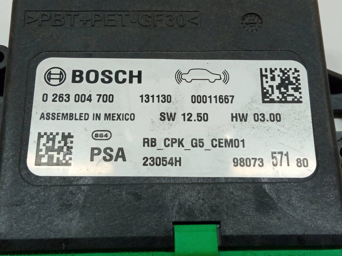 modulo 0263004700 9807357180 Peugeot 2008 e (2013-2019)