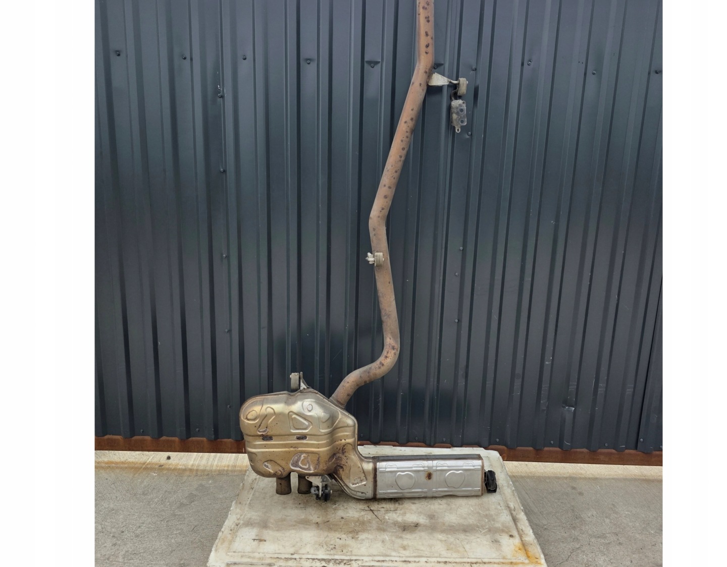 muffler, exhaust complete AUDI A6 C8 A7 C8 3.0 TDI 4K0253611AD original !!!