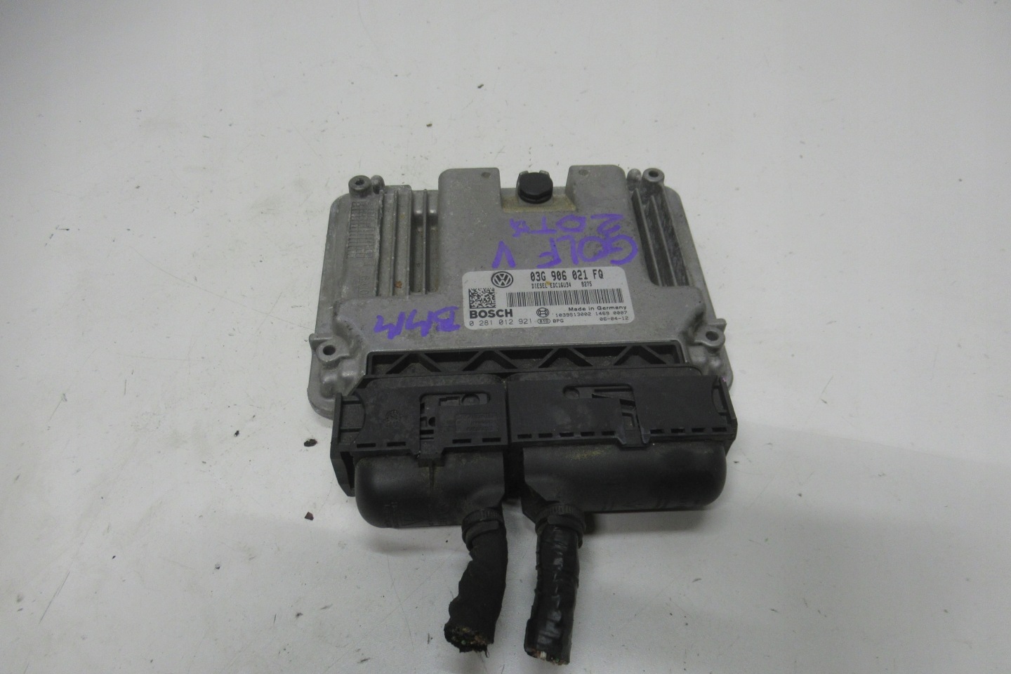 VW GOLF V control unit of the engine 03G906021FQ 0281012921