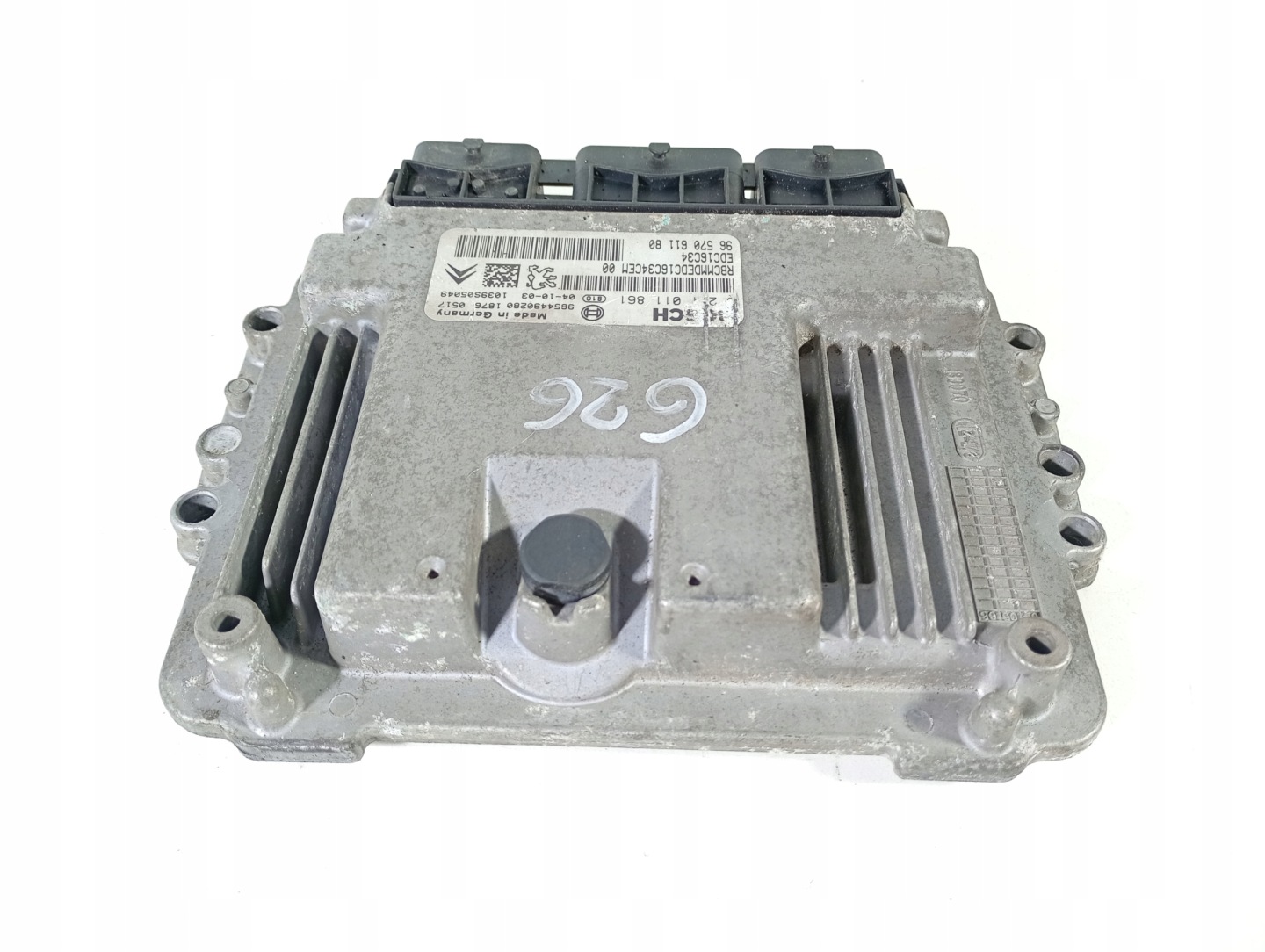 Citroen C3 02-09 computer control unit of the engine OE 9654490280