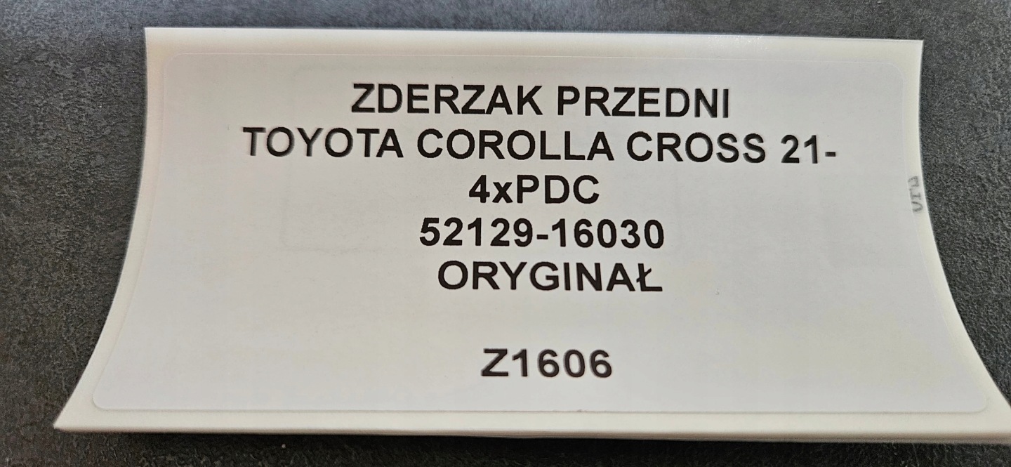 front bumper TOYOTA COROLLA CROSS 21- PDC original 52129-16030