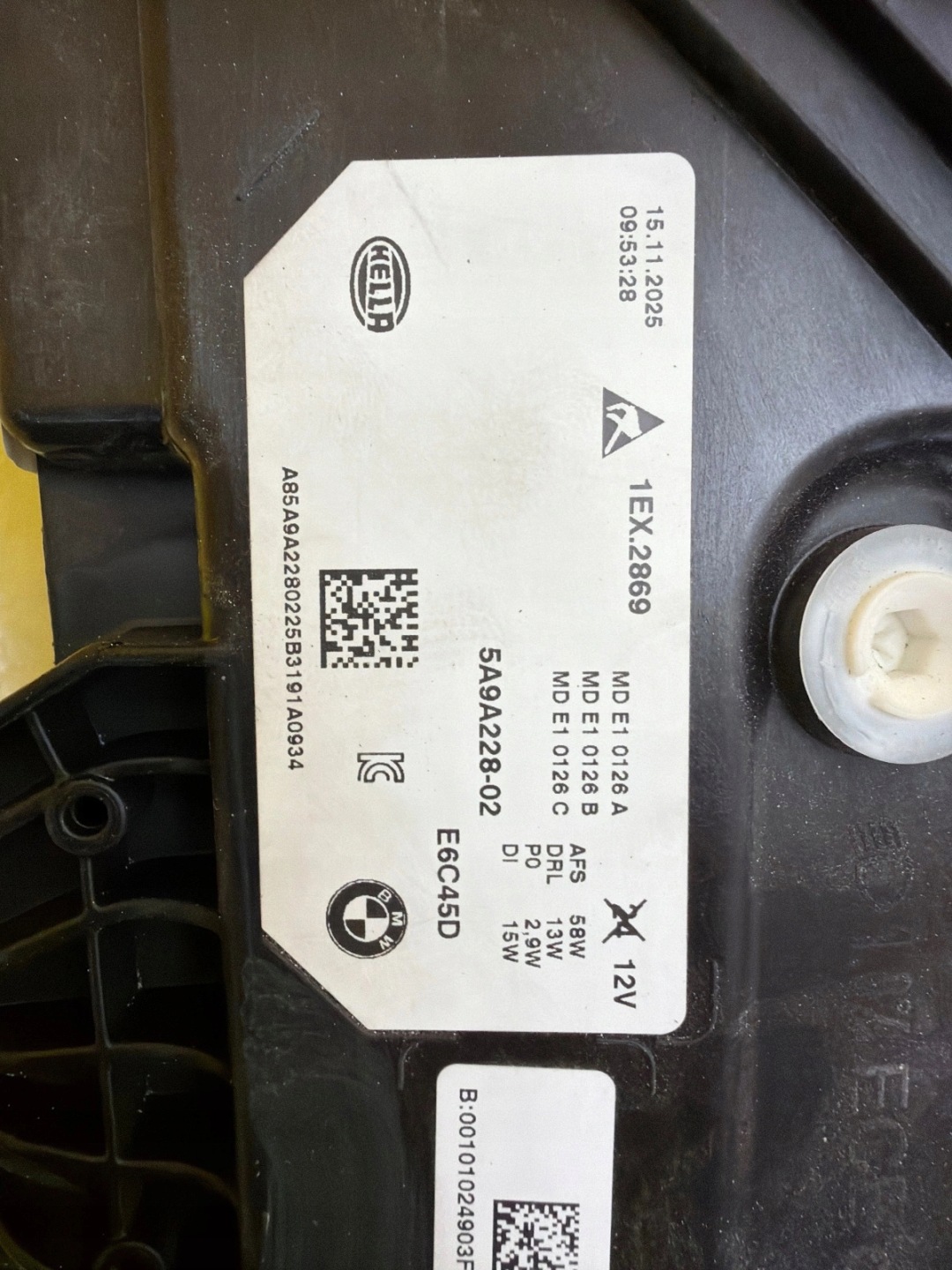 light right BMW X1 U11 22- Full Led 5A9A228-02