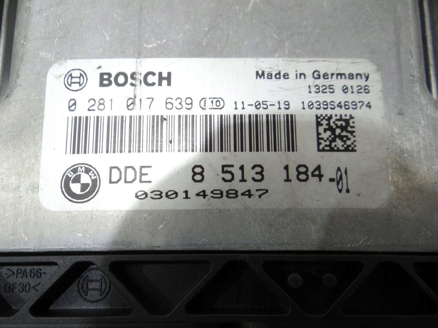BMW X3 F25 control unit computer of the engine 8513184